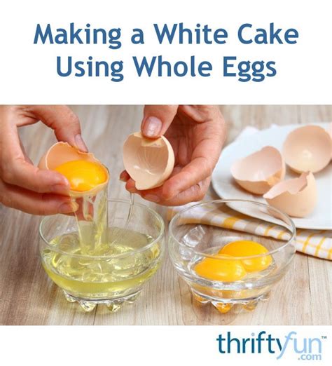 Can I Use Whole Eggs In A White Cake Mix