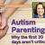 can parenting cause autism