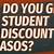 can sixth formers get student discount