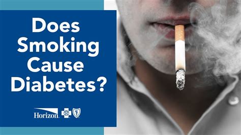 can smoking cause diabetes