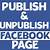 can t publish on facebook page