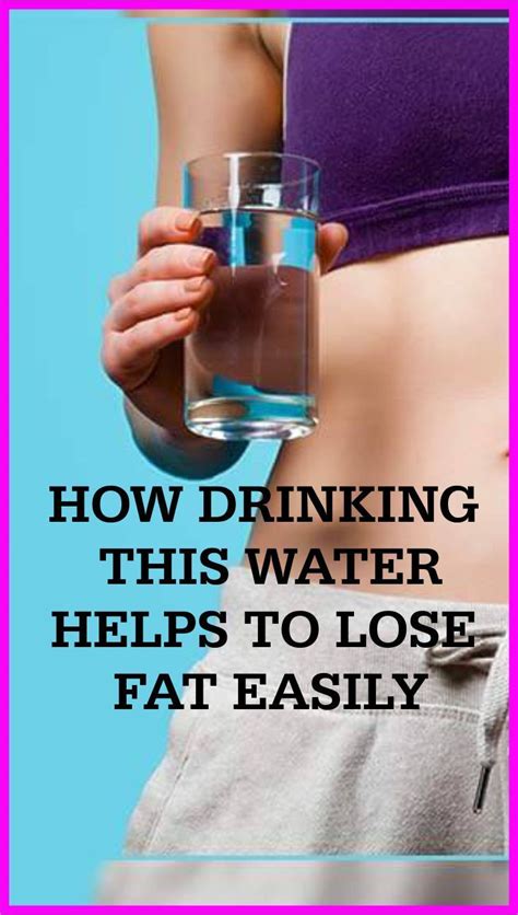 can warm water reduce belly fat