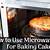 can you bake with a microwave