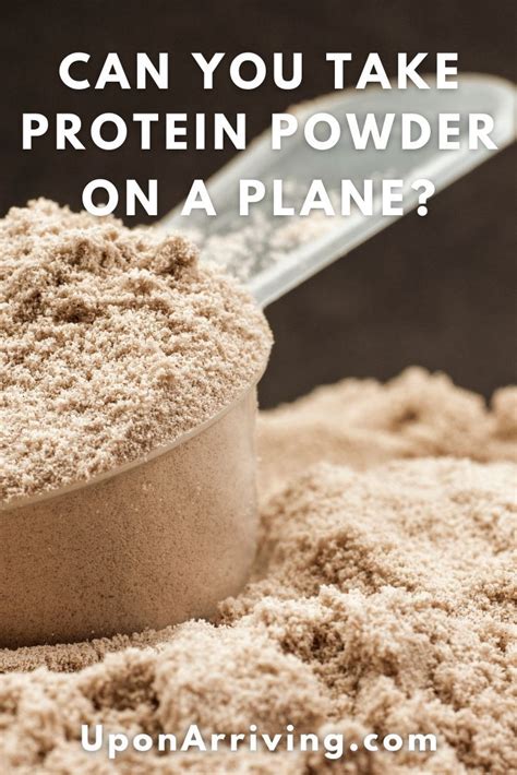 Can You Bring Protein Powder On A Plane? (TSA Rules)