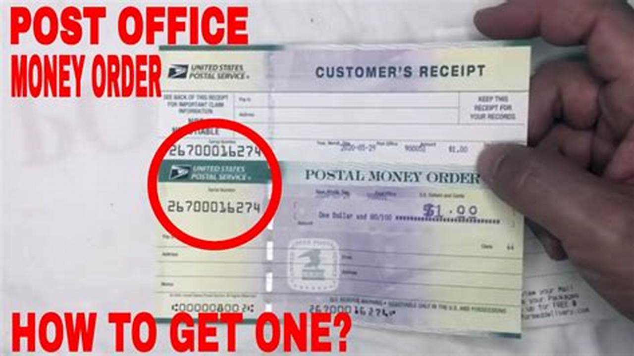 How to Get a Money Order from the Post Office: A Complete Guide