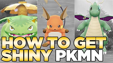 How to Get Shiny Pokemon in Pokemon Let's Go Pikachu & Eevee YouTube