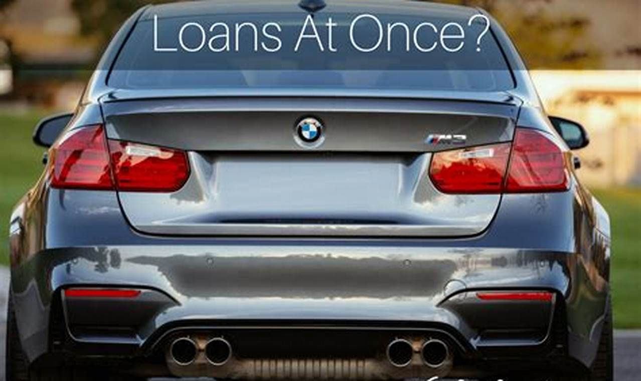 can you have two car loans at once