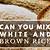 can you mix white and brown rice