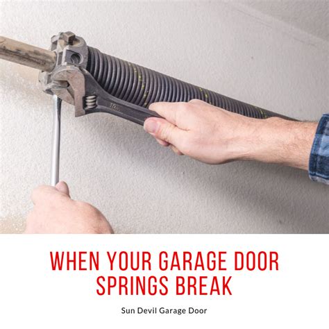 How to open garage door with broken spring Garage Ideas Design
