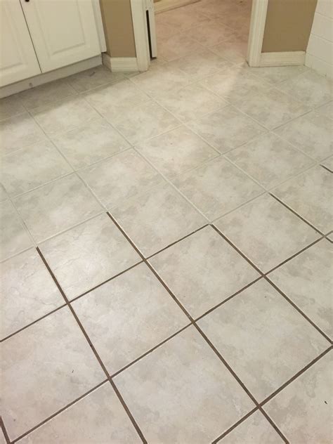 Painting Grout In Our Kitchen Did It Work? Oak Abode