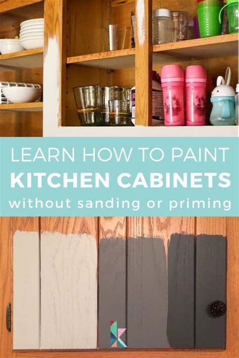 Paint Your Kitchen Without Sanding or Priming DIY Painting