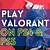 can you play valorant on ps4