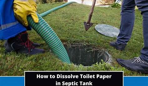 How to Dissolve Toilet Paper in a Septic Tank