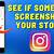 can you see if someone screenshots instagram story
