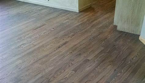 Red Oak Floors Refinished with Pro Image Satin General Finishes