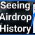 can you track airdrop history