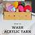 can you wash acrylic yarn