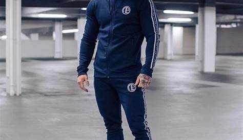 Skinny Fit Active Gym Hooded Gym Tracksuit Gym tracksuit, Sporty