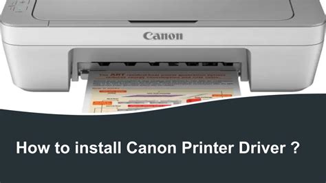 Can't Install Canon Printer Driver