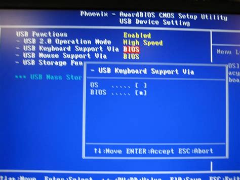 can't access bios with keyboard