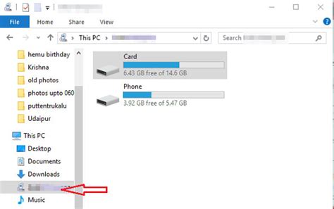 can't copy files from pc to android