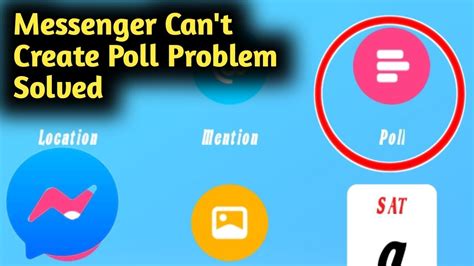 can't create poll in messenger