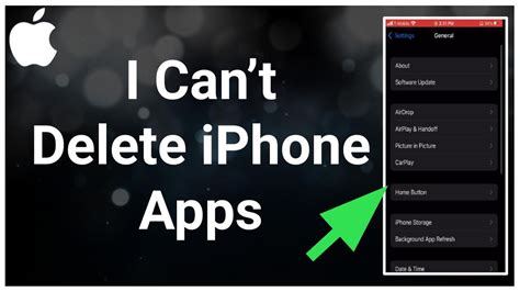 can't delete an app iphone