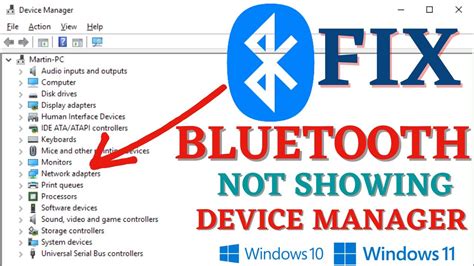 can't find bluetooth driver in device manager