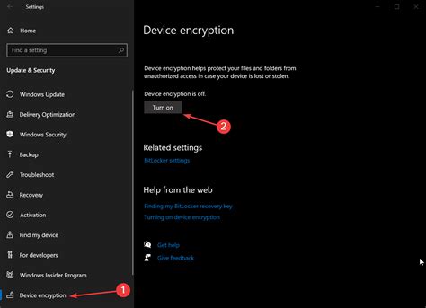 can't find device security on windows 10