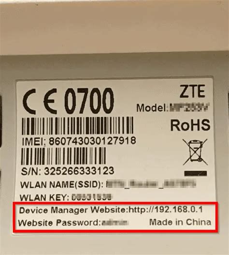 can't find wifi password on router