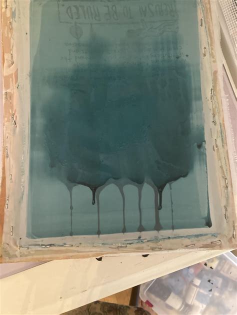 Can't Get Emulsion Off Screen