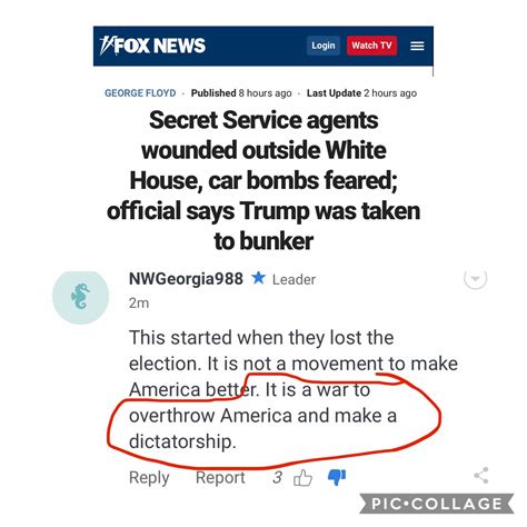 can't log-in on fox news comment section