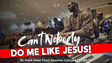 can't nobody do me like jesus instrumental