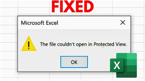 Can't Open Excel File Office 365