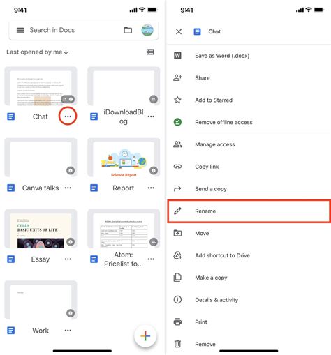 can't open google docs on iphone