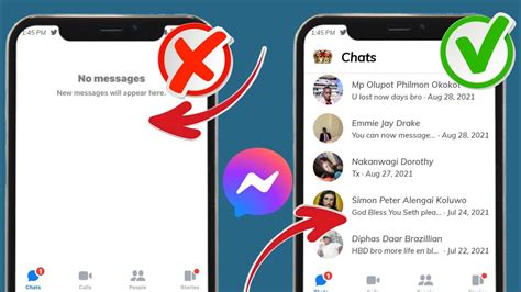 can't open messages in messenger