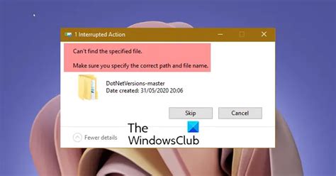 can't open the specified file odin