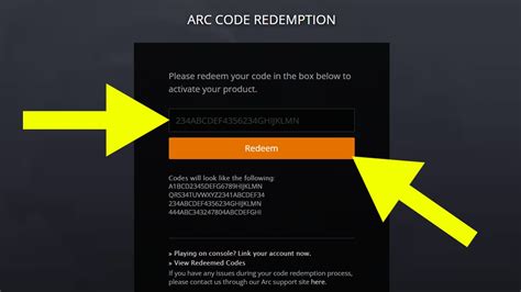 can't redeem arc raiders code