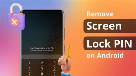 Can't Remove Pin Lock Android