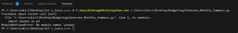 can't run python in vscode