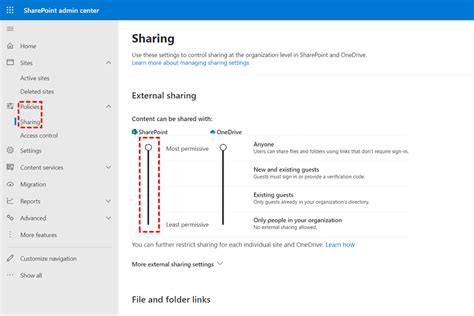 can't share sharepoint files with external users
