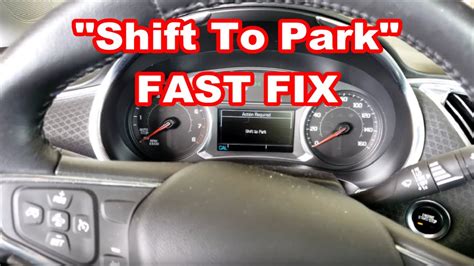 Can't Shift From Park To Drive