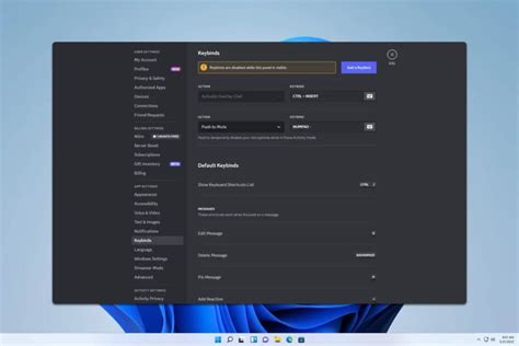 can't use discord keybinds in game