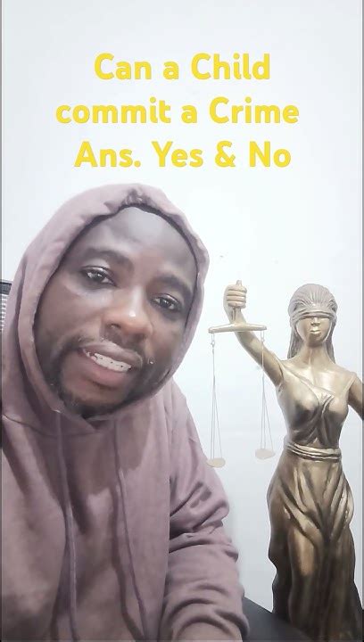 can a child commit a crime