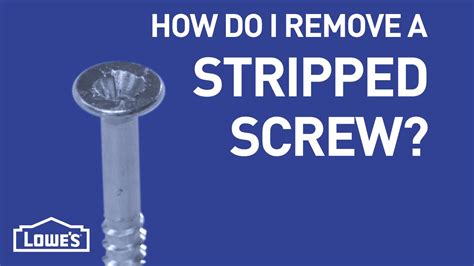 Can A Stripped Screw Be Fixed