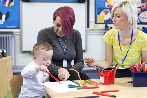 can a teaching assistant work in a nursery