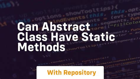 can abstract class have method definition