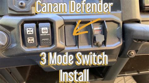 Can Am Defender Winch Switch