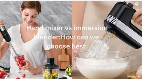 Can An Immersion Blender Replace A Hand Mixer