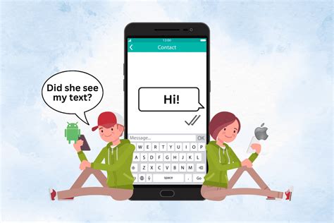 can android users see when iphone users have read text messages